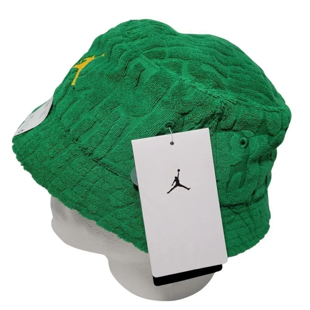 Jordan Jumpman Apex Bucket Hat Kids Youth 8-20 Green Unisex UPF‎ 40 Terry NEW